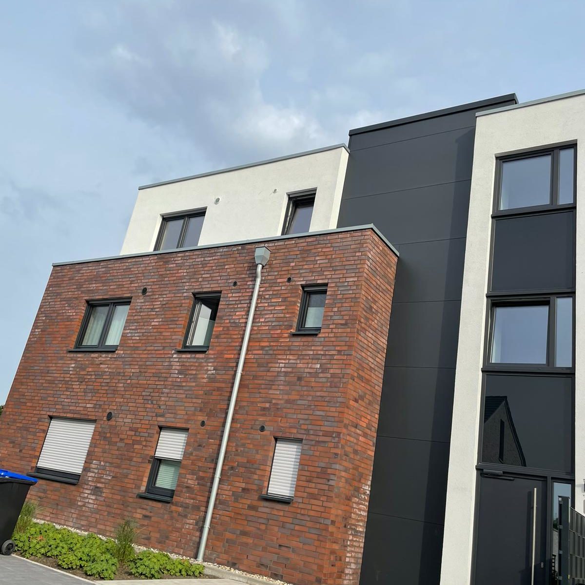 Fassadenverkleidung Flachdach