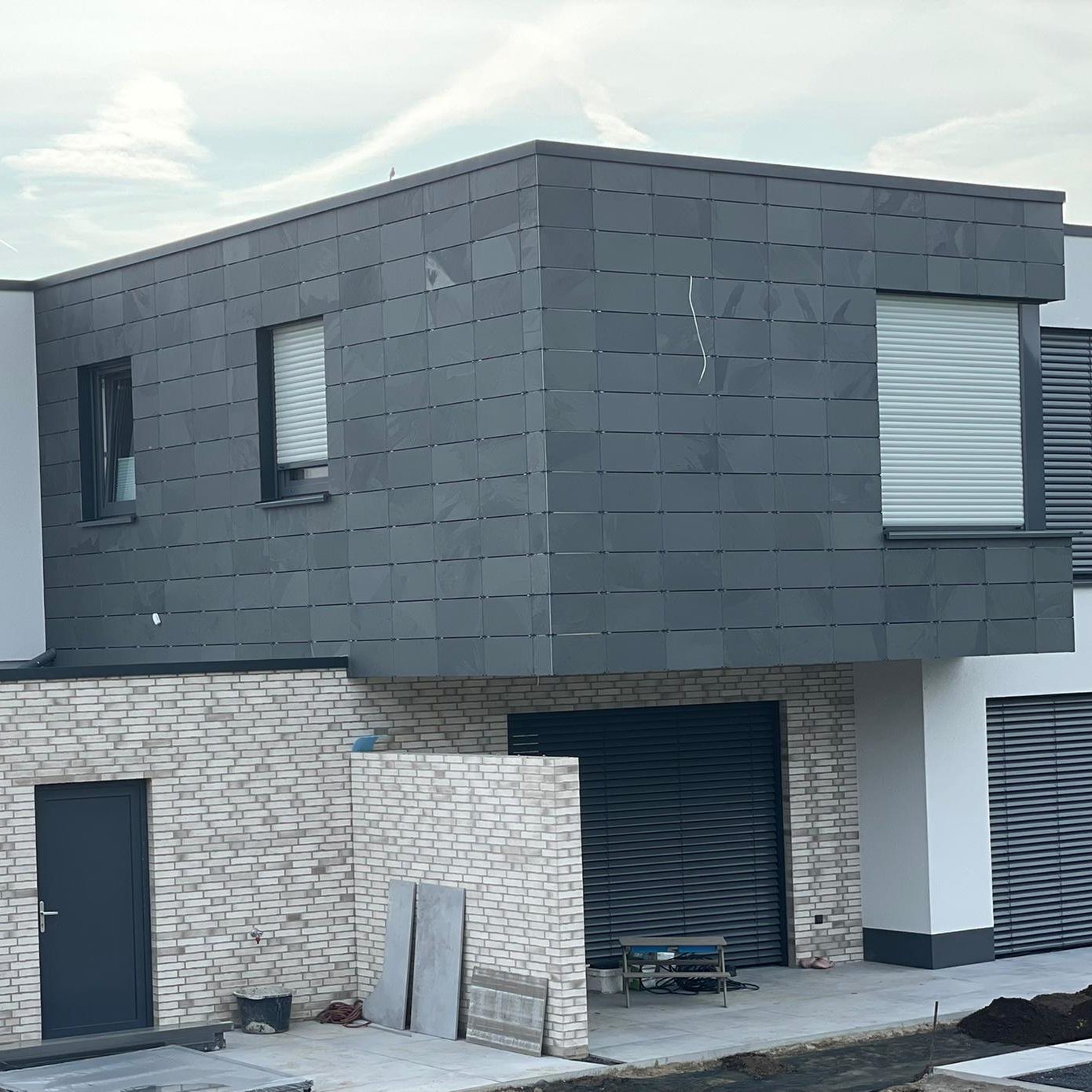 Fassadenverkleidung Neubau